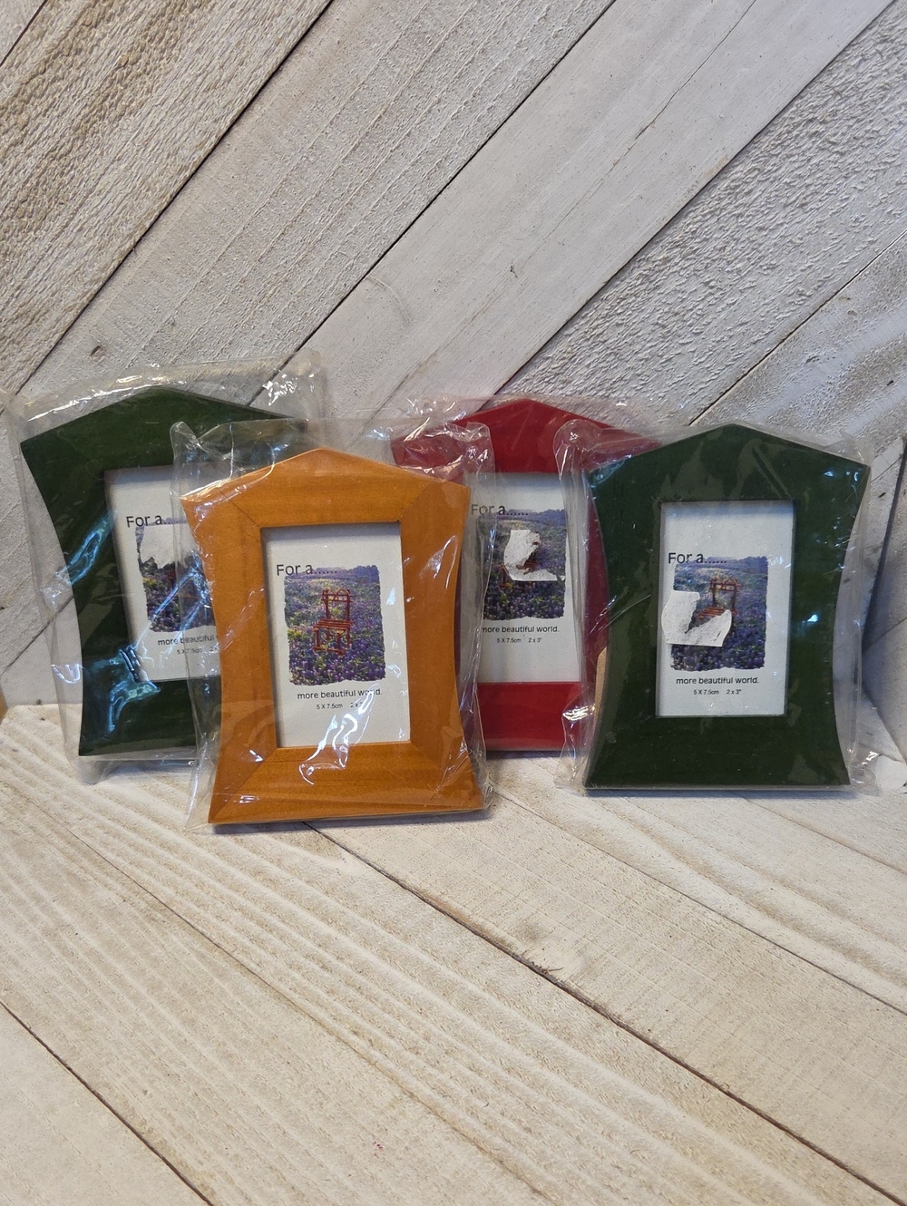 4 NEW Miniature Wooden Frames